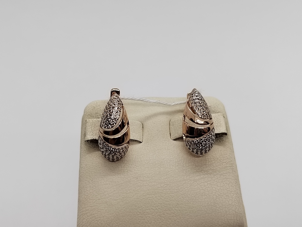 СЕРЬГИ С КАМНЯМИ (Au 585)