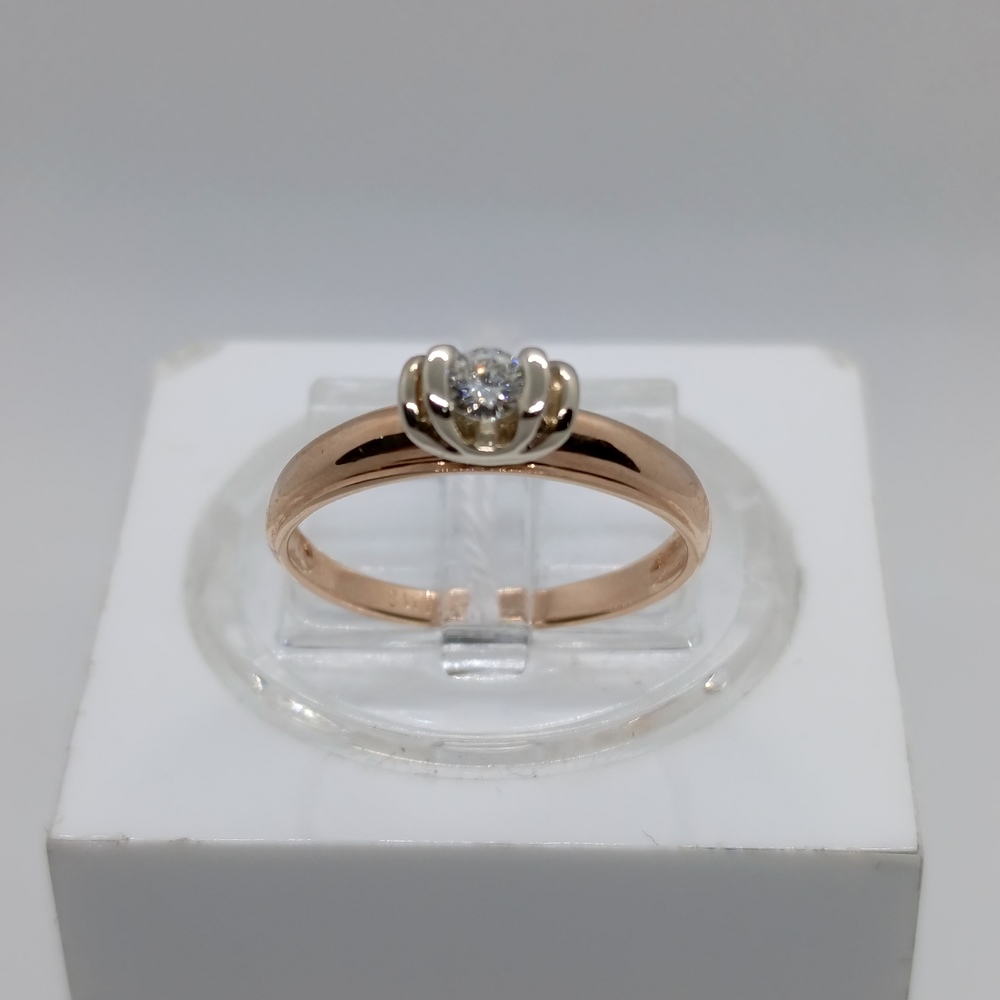 КОЛЬЦО БРИЛЛИАНТ Au 585