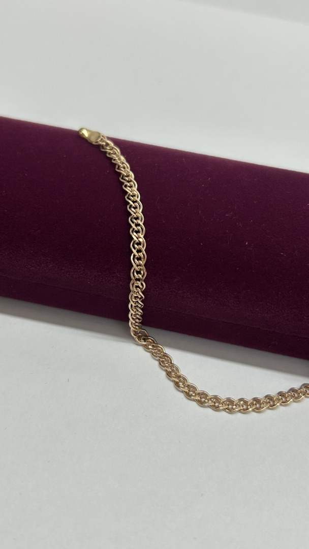 БРАСЛЕТ ПОЛНОВЕСНЫЙ Нона Au 585