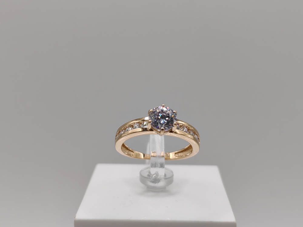 КОЛКМИ585 КОЛЬЦО С КАМНЯМИ (Au 585)