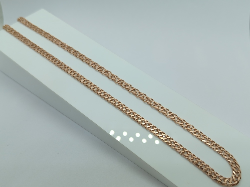 ЦЕПЬ ПОЛНОВЕСНАЯ Ромб двойной (Au 585)