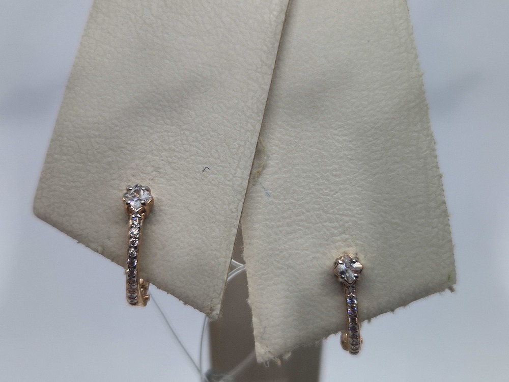 СЕРЬГИ С КАМНЯМИ (Au 585)