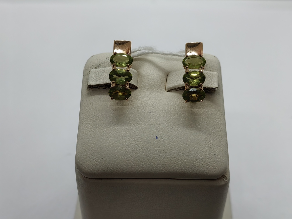 СЕРЬГИ С КАМНЯМИ (Au 585)