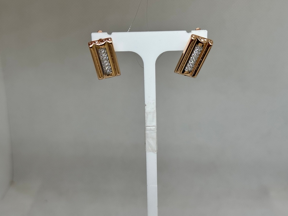 СЕРЬГИ С КАМНЯМИ (Au 585)