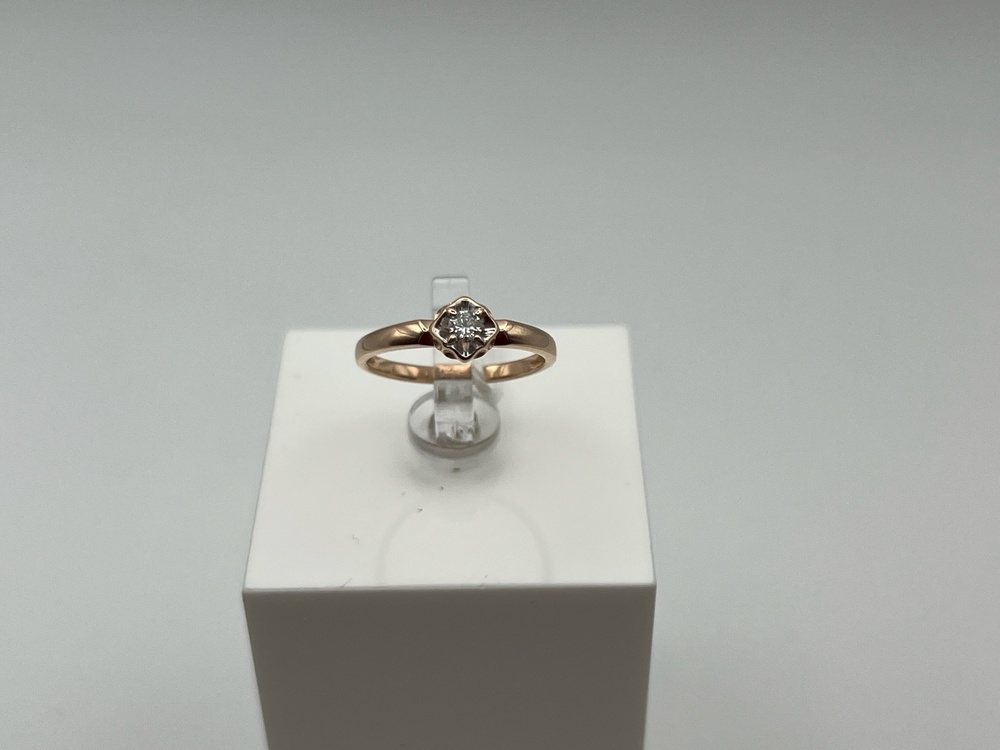 КОЛЬЦО БРИЛЛИАНТ Au 585