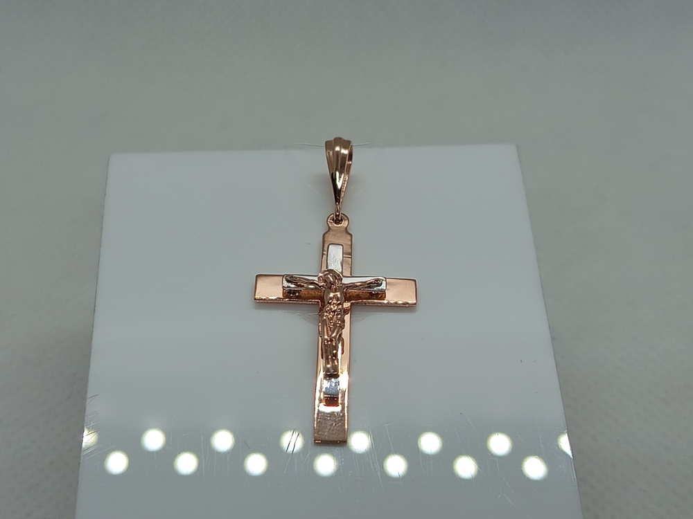 ПОДВЕСКА КРЕСТ (Au 585)