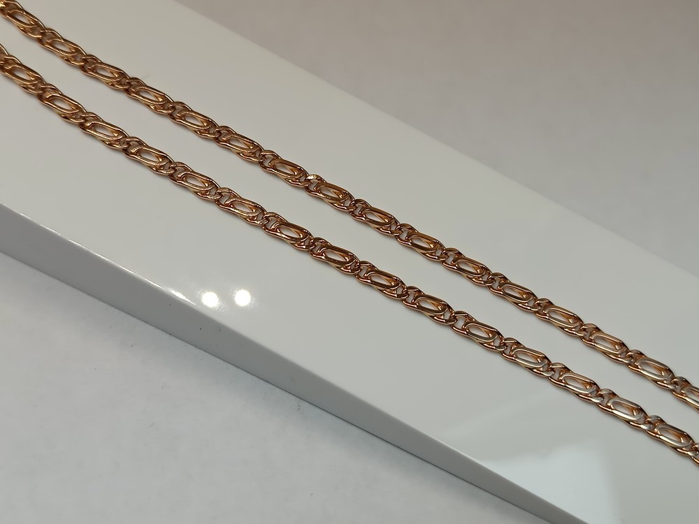 ЦЛПГ585 ЦЕПЬ ПОЛНОВЕСНАЯ Птичий глаз(глаз пантеры) (Au 585)