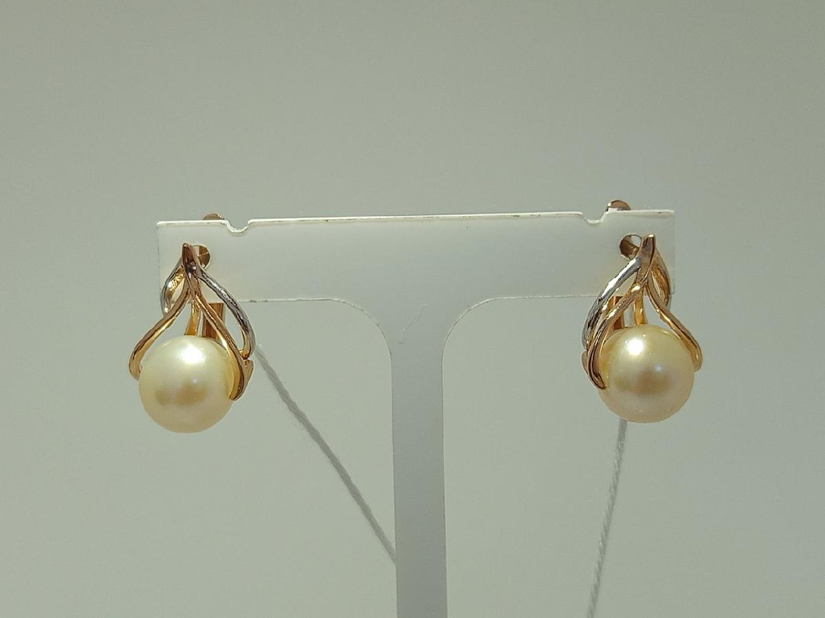 СЕРЬГИ С КАМНЕМ (Au 585)