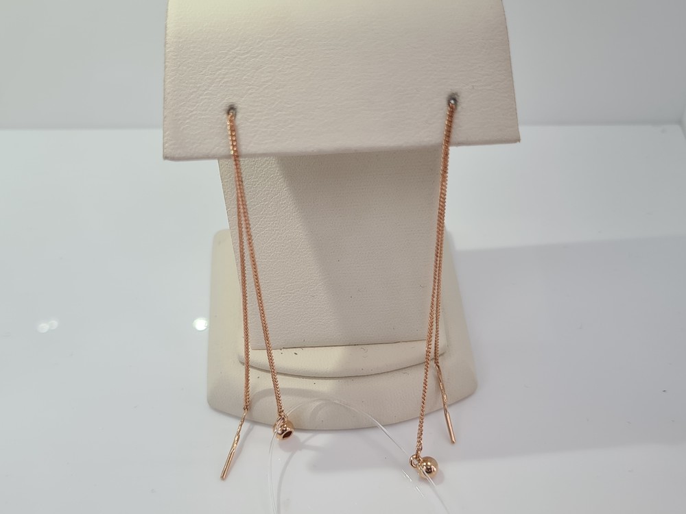 51-123-00661-1 СЕРЬГИ ПРОДЕВКИ без камня (Au 585)