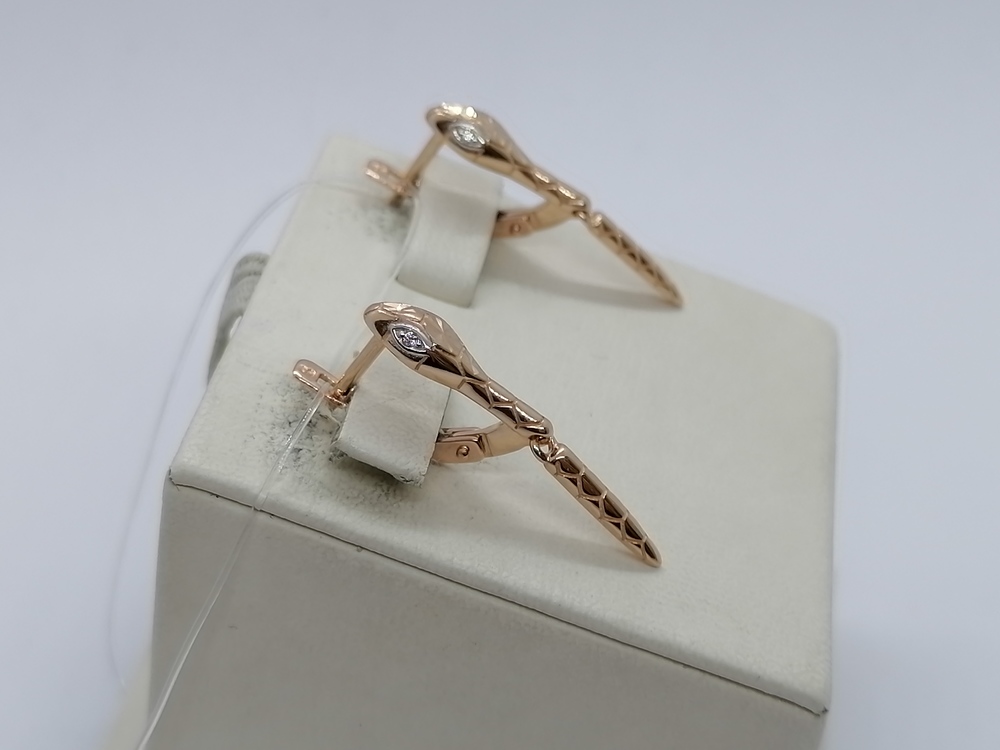 СЕРЬГИ С КАМНЯМИ (Au 585)