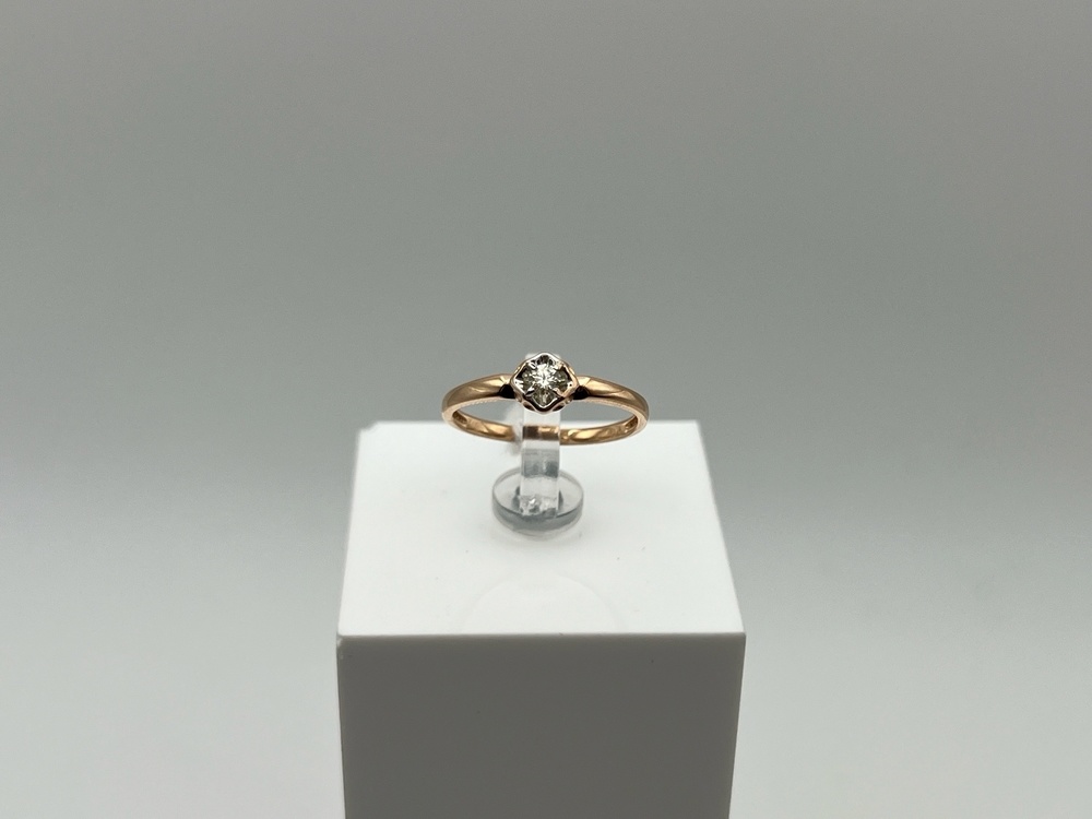 КОЛЬЦО БРИЛЛИАНТ Au 585