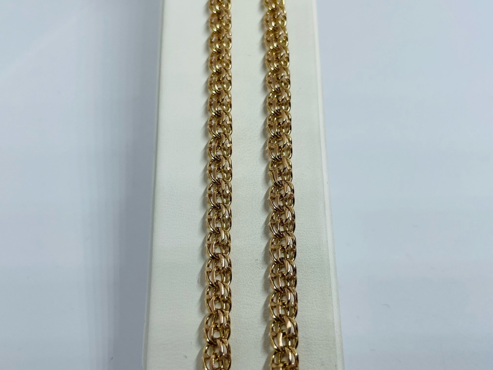 ЦЕПЬ ПОЛНОВЕСНАЯ Бисмарк (Au 585)