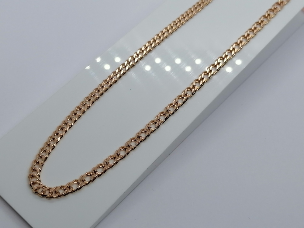 ЦЕПЬ ПОЛНОВЕСНАЯ Ромб двойной (Au 585)