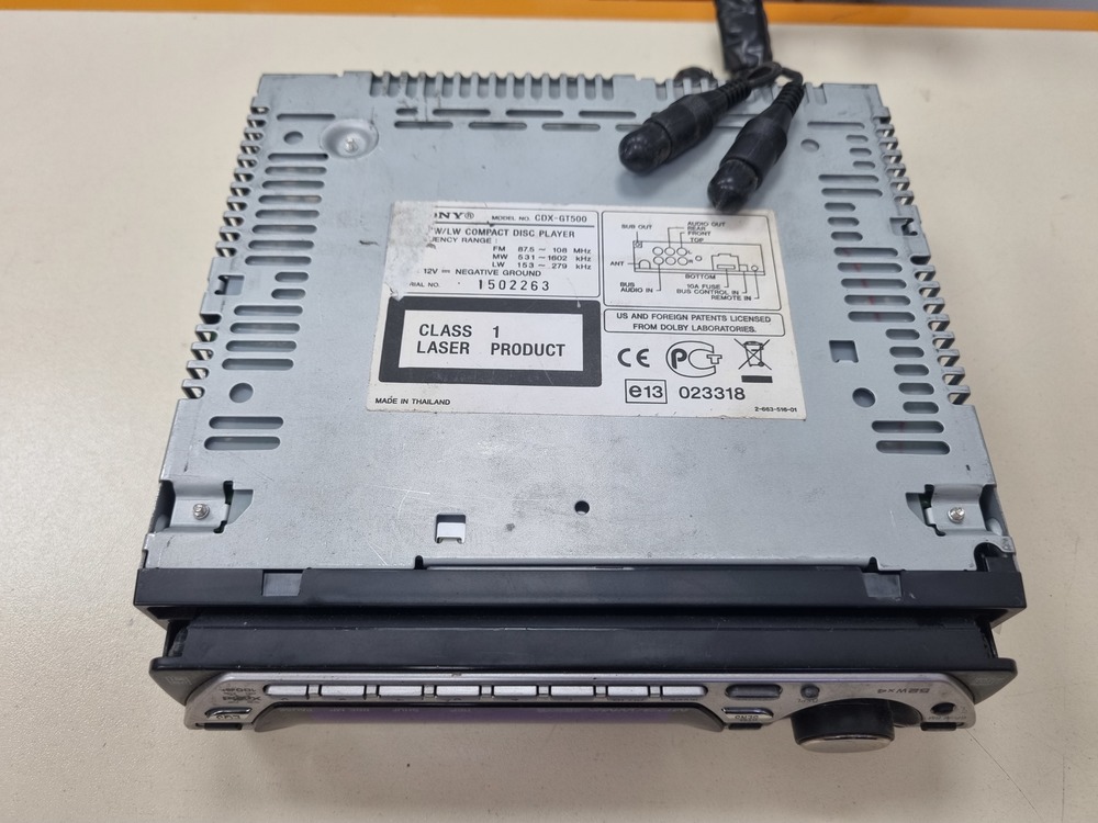 МАГНИТОЛА SONY CDX-GT500EE