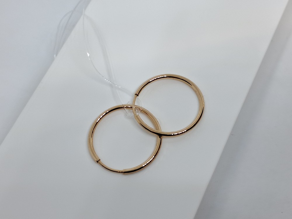 СЕРЬГИ КОНГО без камня (Au 585)