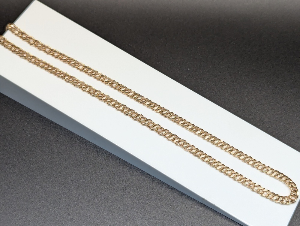 ЦПР2585 ЦЕПЬ ПУСТОТЕЛАЯ Ромб двойной (Au 585)