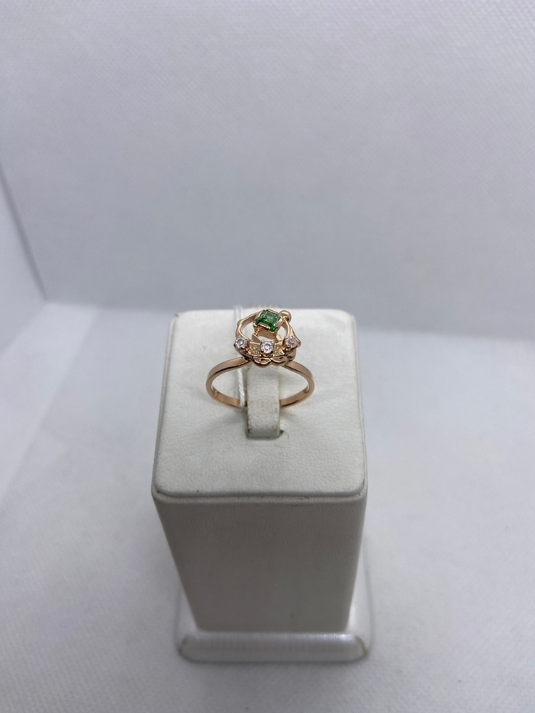 КОЛКМИ585 КОЛЬЦО С КАМНЯМИ (Au 585)