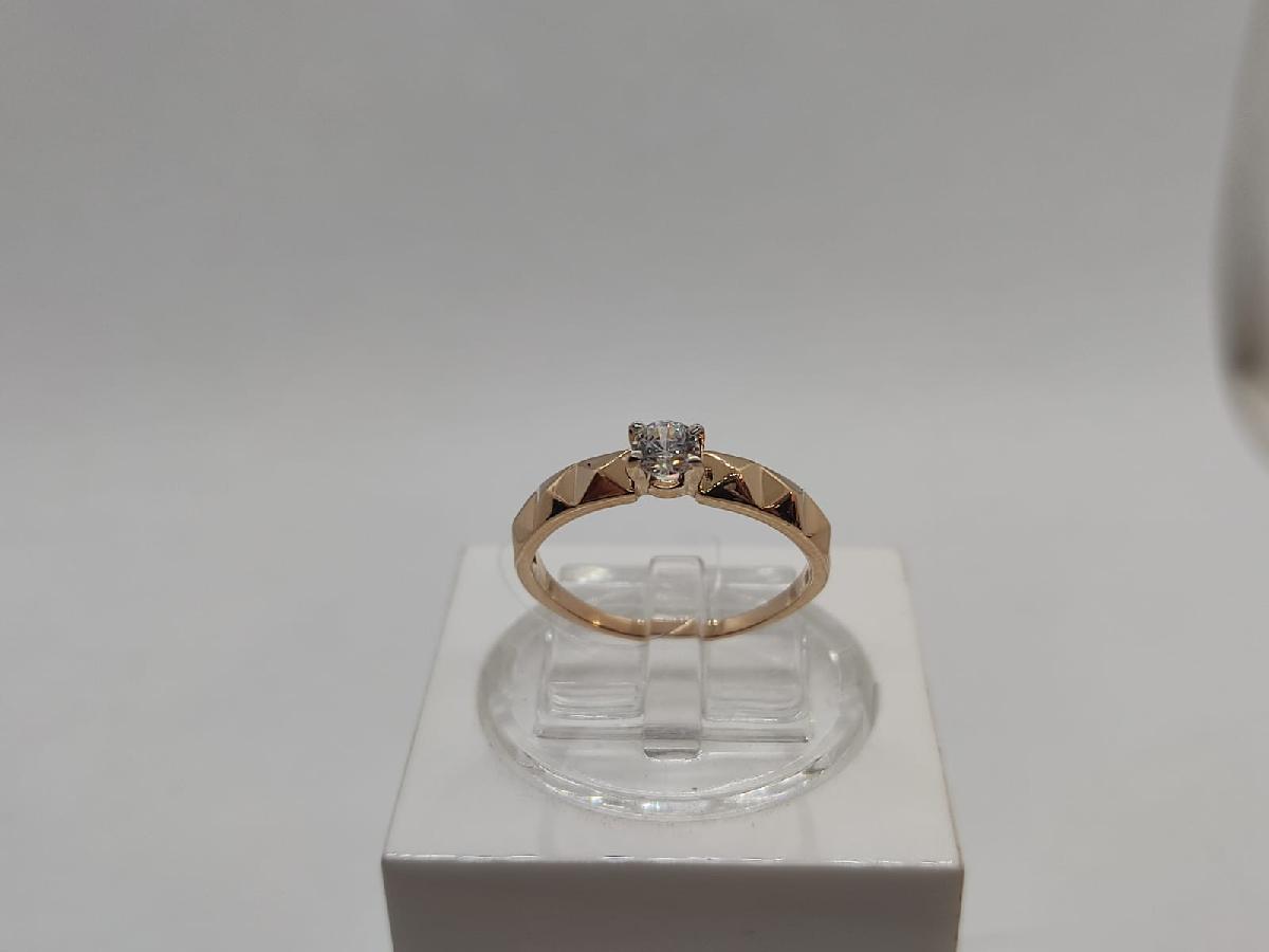 КОЛЬЦО С КАМНЕМ (Au 585)