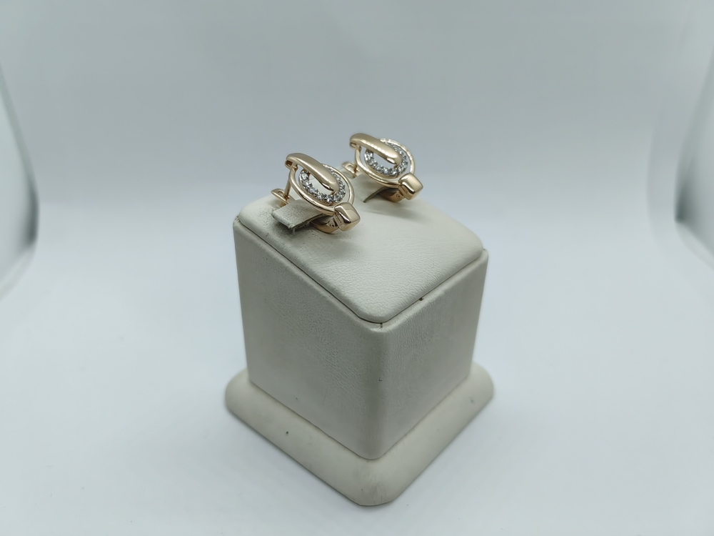 СЕРЬГИ С КАМНЯМИ (Au 585)