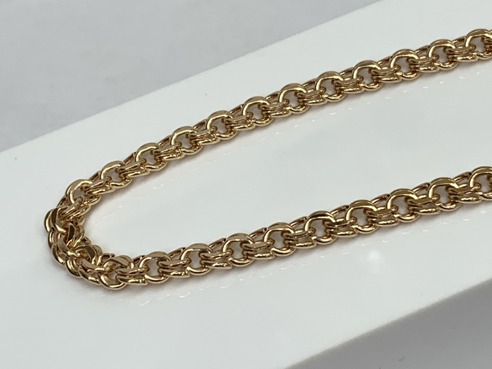 ЦЕПЬ ПУСТОТЕЛАЯ Бисмарк (Au 585)