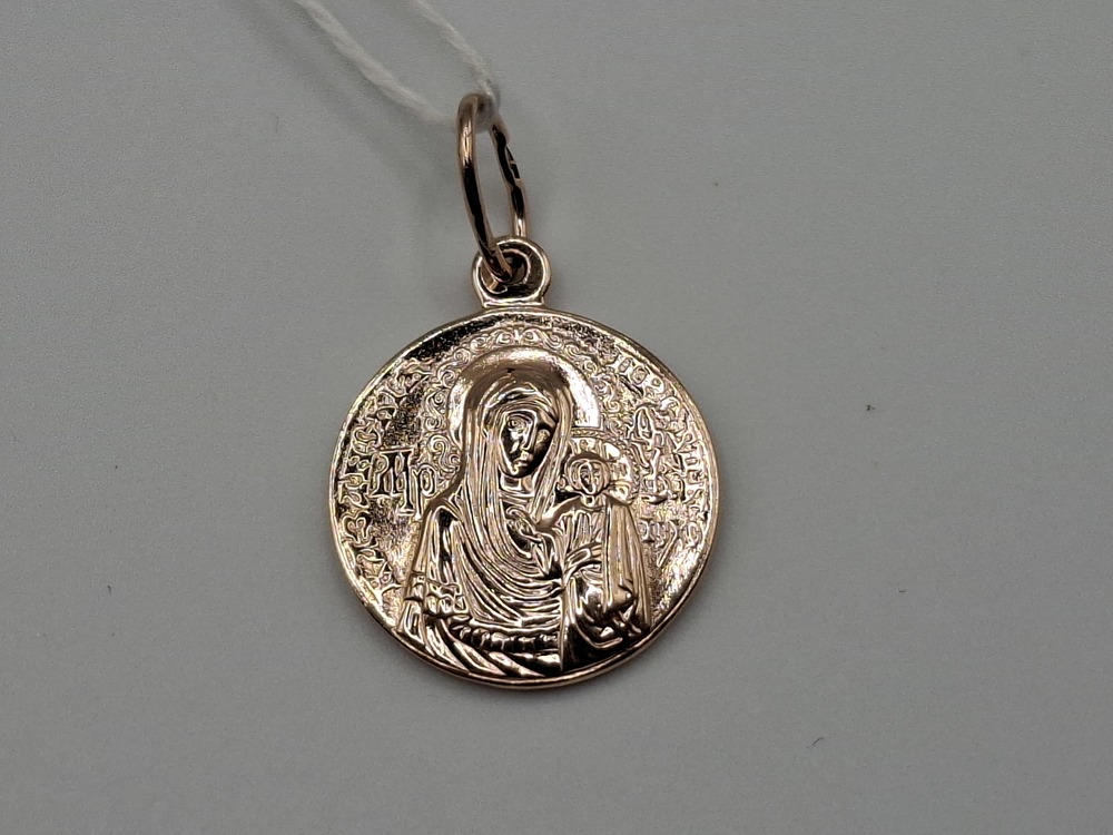 ПОДИБК585 ПОДВЕСКА ИКОНА БЕЗ КАМНЯ (Au 585)