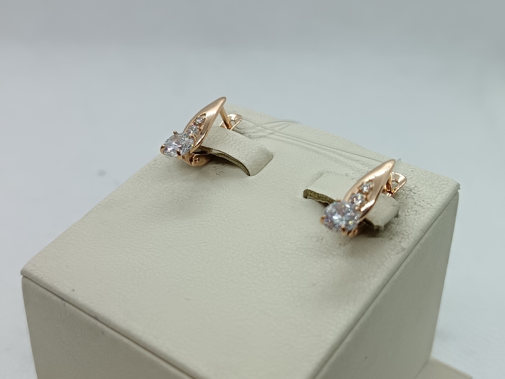 СЕРЬГИ С КАМНЯМИ (Au 585)