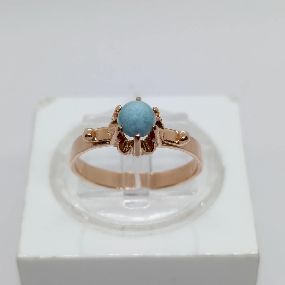 КОЛКМ583 КОЛЬЦО С КАМНЕМ (Au 583)