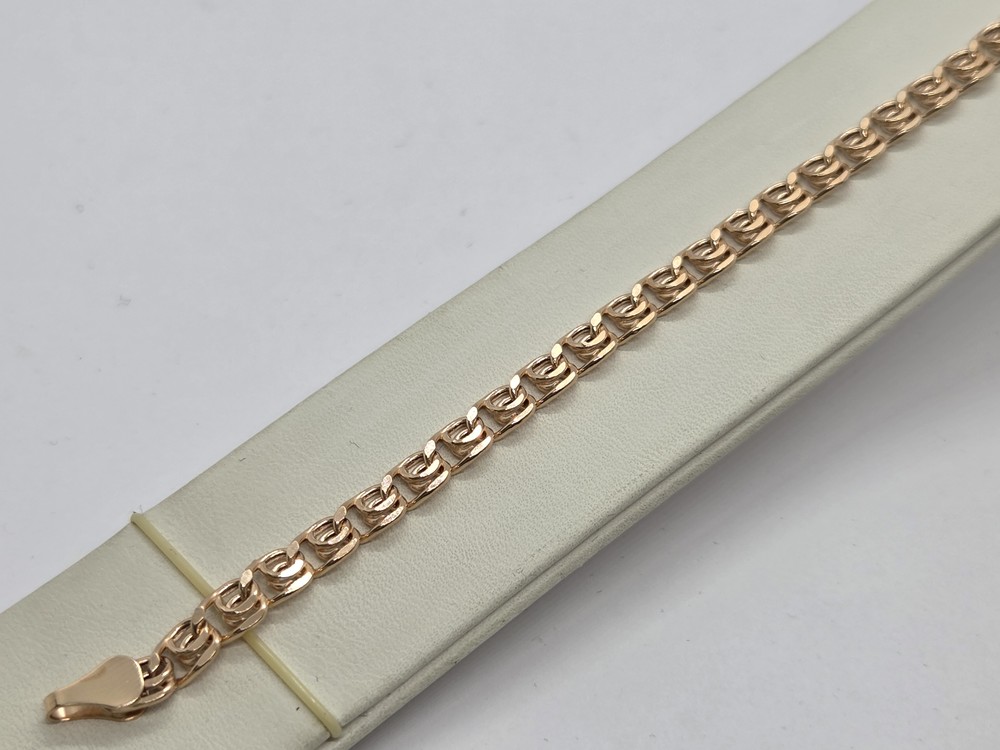 БРАСЛЕТ ПУСТОТЕЛЫЙ Лав (Au 585)