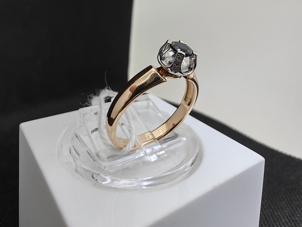 КОЛЬЦО БРИЛЛИАНТ Au 585