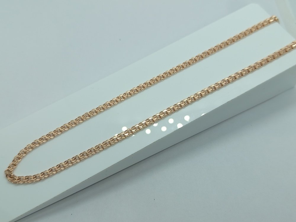 ЦЕПЬ ПУСТОТЕЛАЯ Бисмарк (Au 585)