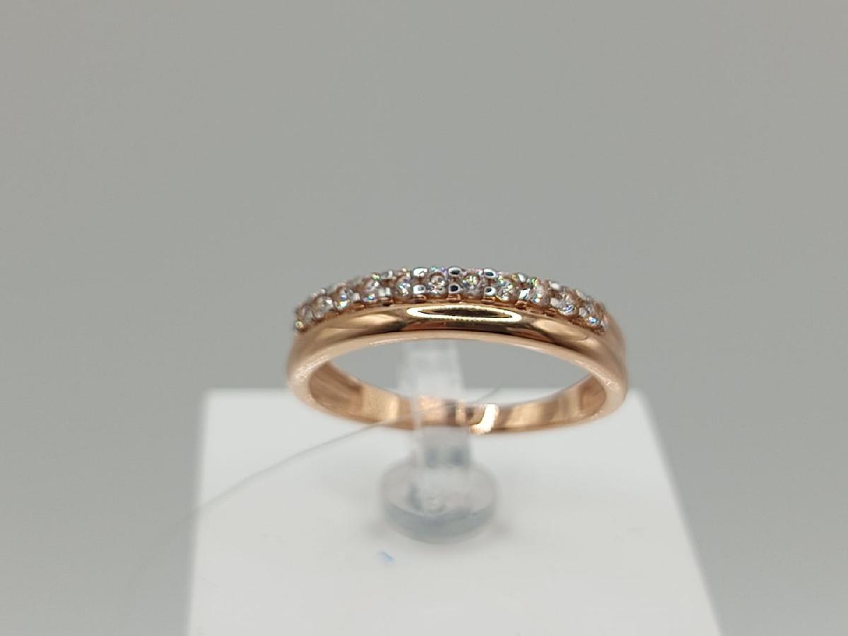 КОЛЬЦО С КАМНЯМИ (Au 585)