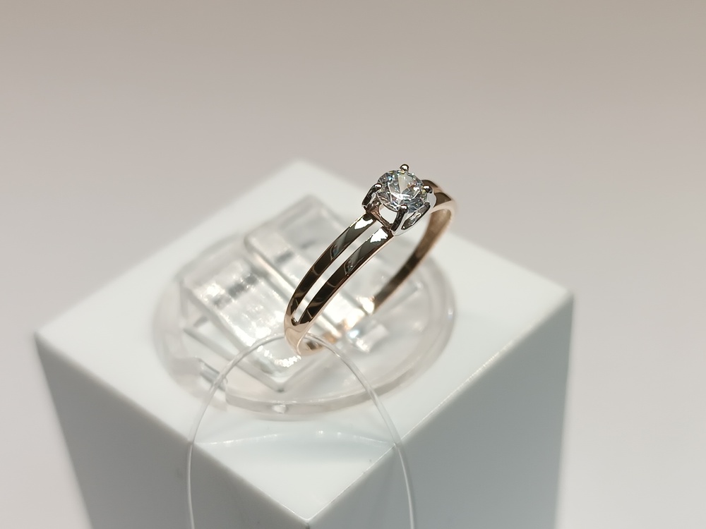 КОЛЬЦО С КАМНЕМ (Au 585)