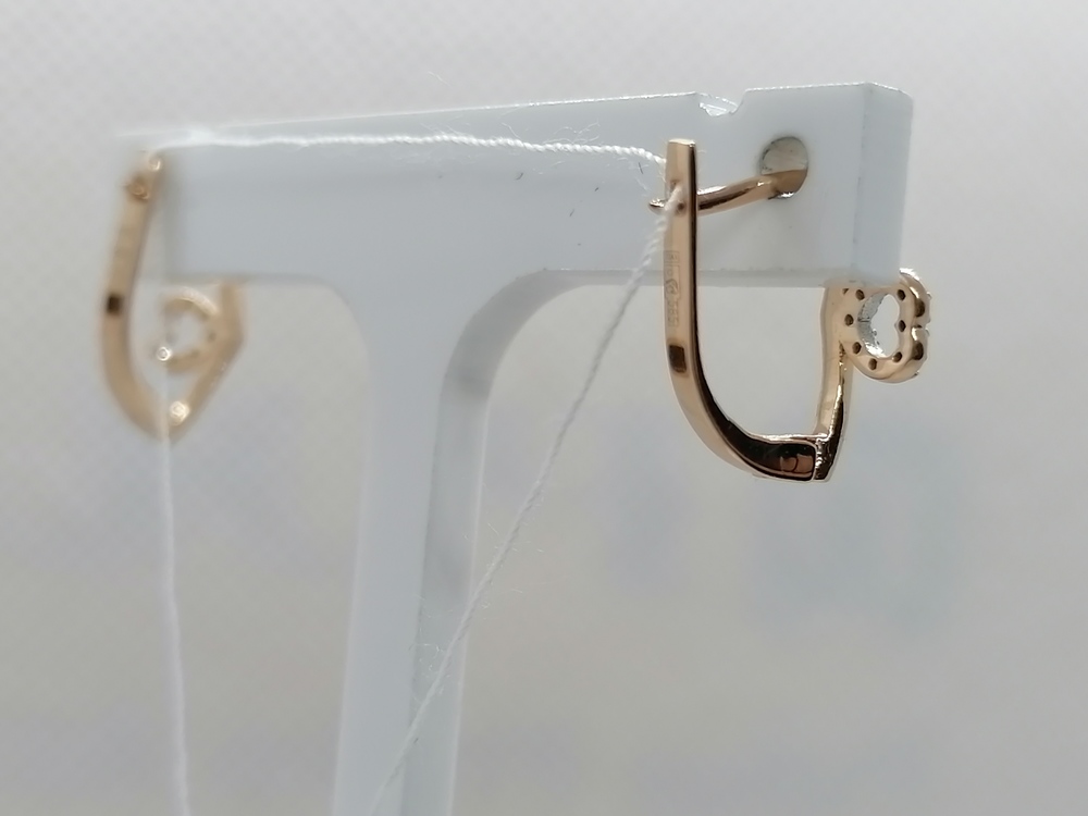 СЕРЬГИ С КАМНЯМИ (Au 585)