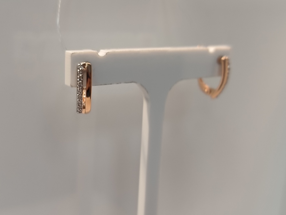 СЕРЬГИ С КАМНЯМИ (Au 585)