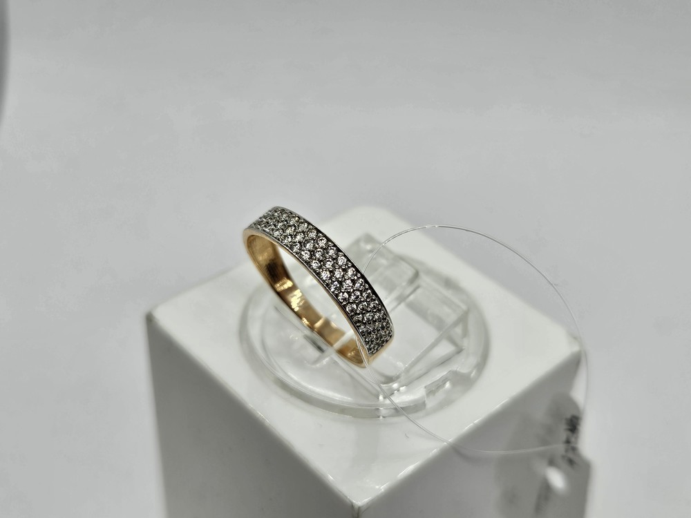 КОЛЬЦО С КАМНЯМИ (Au 585)