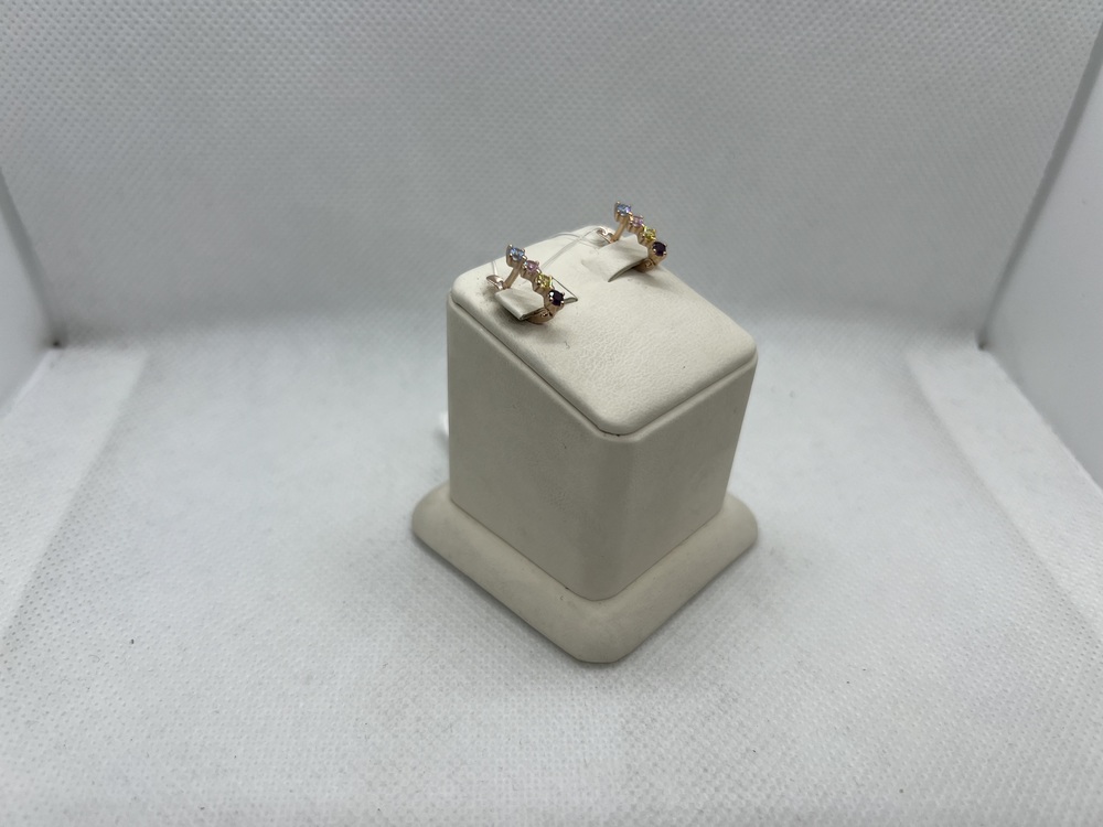 СЕРЬГИ С КАМНЯМИ (Au 585)