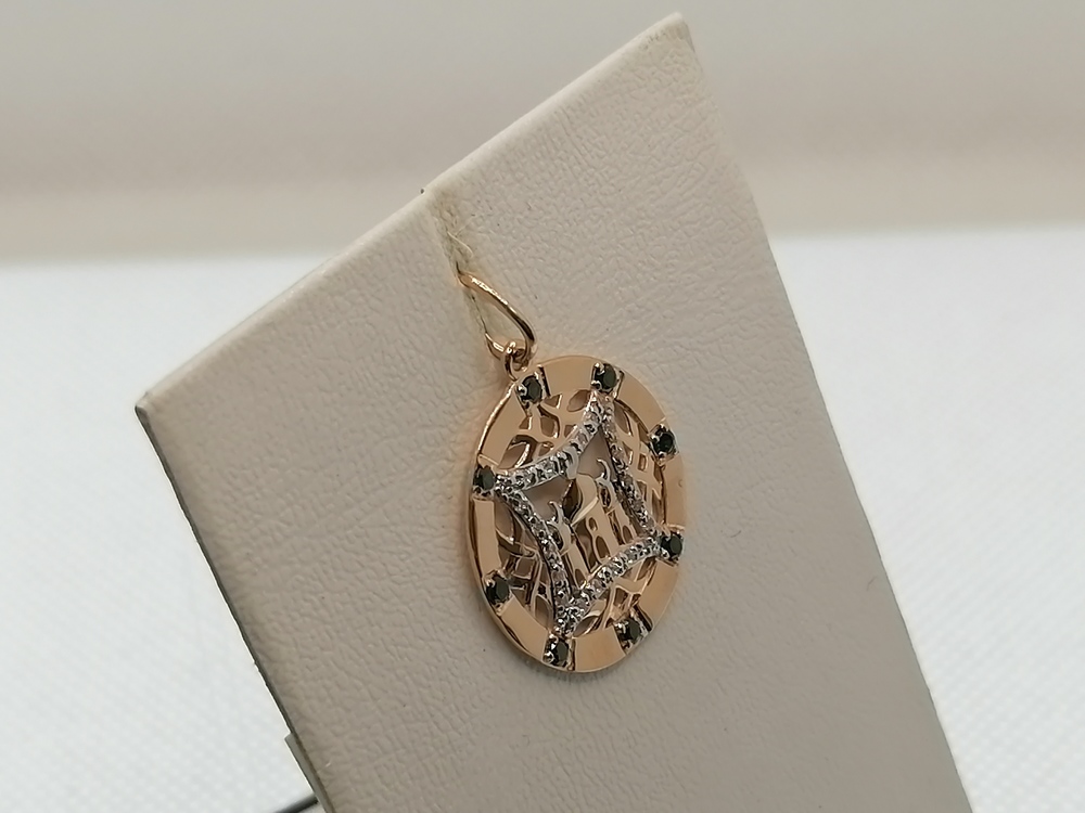 ПОДВЕСКА С КАМНЯМИ (Au 585)