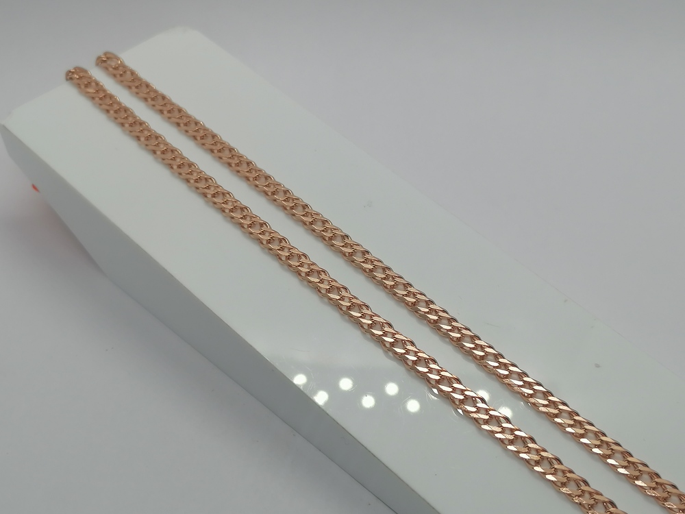 ЦЕПЬ ПОЛНОВЕСНАЯ Ромб двойной (Au 585)