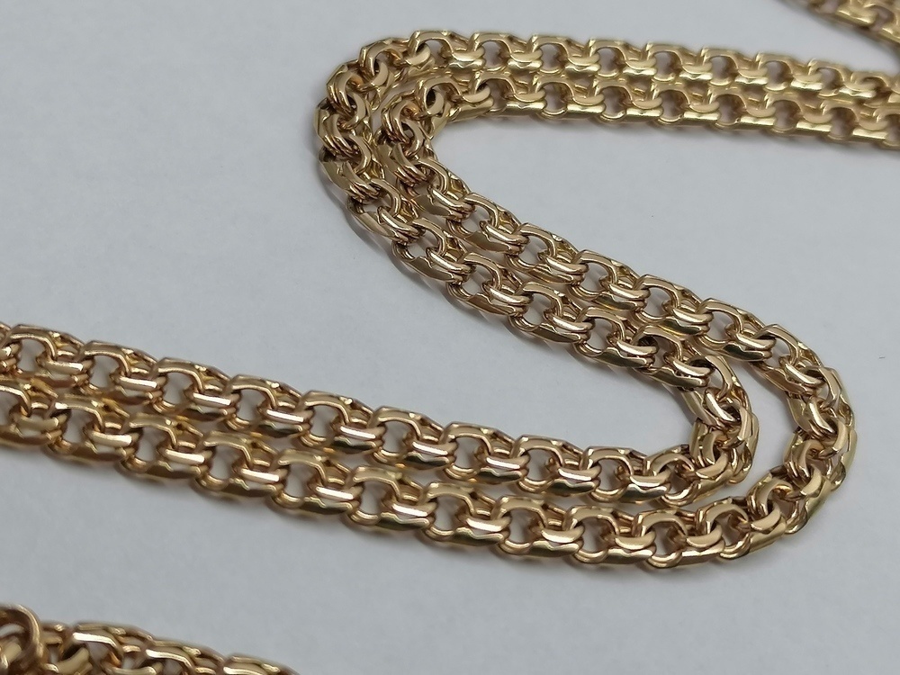 ЦЕПЬ ПОЛНОВЕСНАЯ Бисмарк (Au 585)