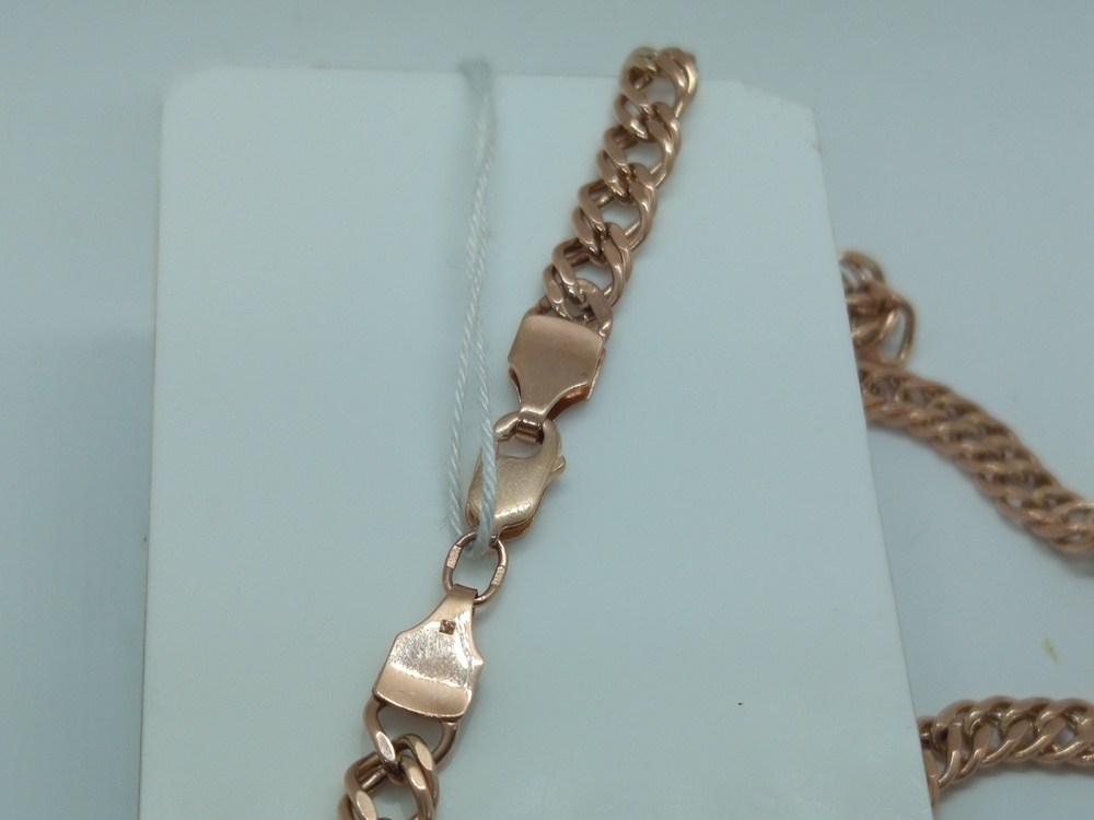 ЦПР2585 ЦЕПЬ ПУСТОТЕЛАЯ Ромб двойной (Au 585)