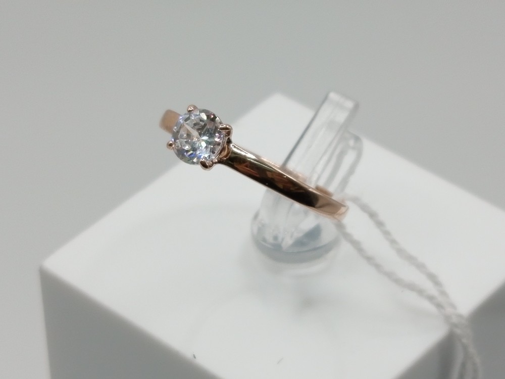 КОЛКМ585 КОЛЬЦО С КАМНЕМ (Au 585)