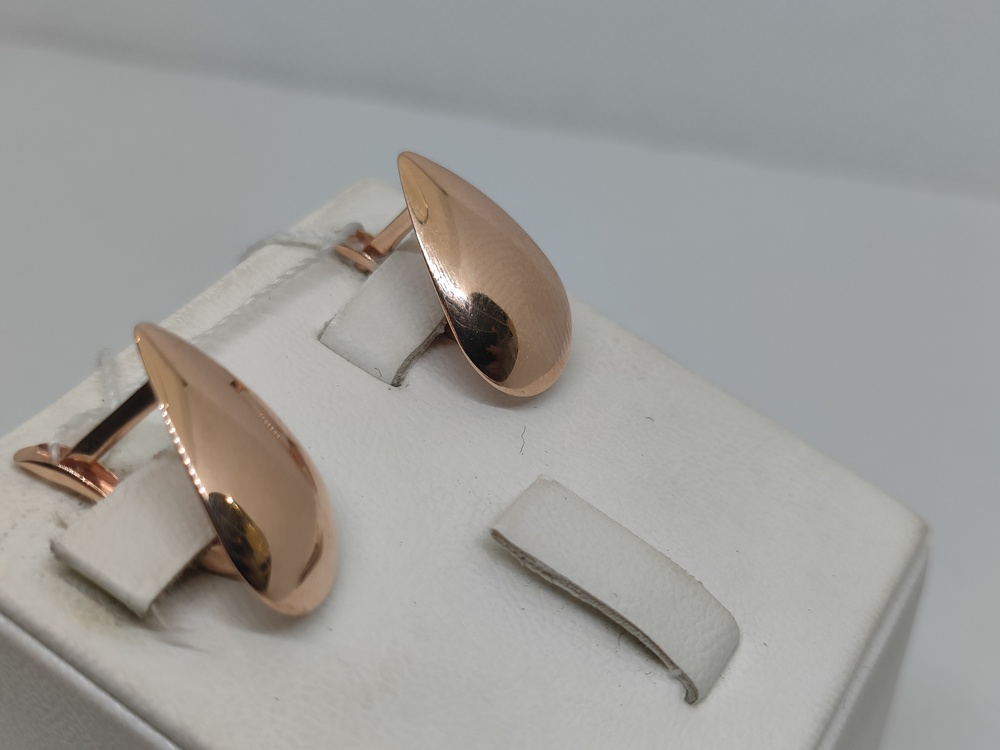 СЕРЬГИ БЕЗ КАМНЯ (Au 585)