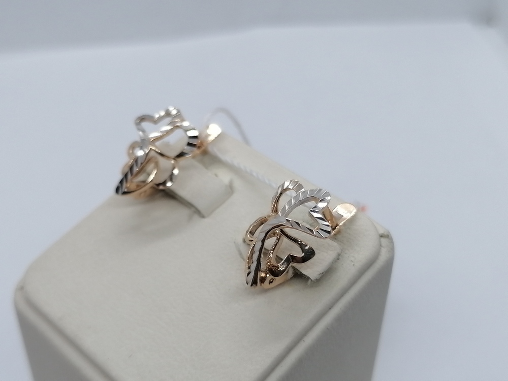 СЕРЬГИ БЕЗ КАМНЯ (Au 585)