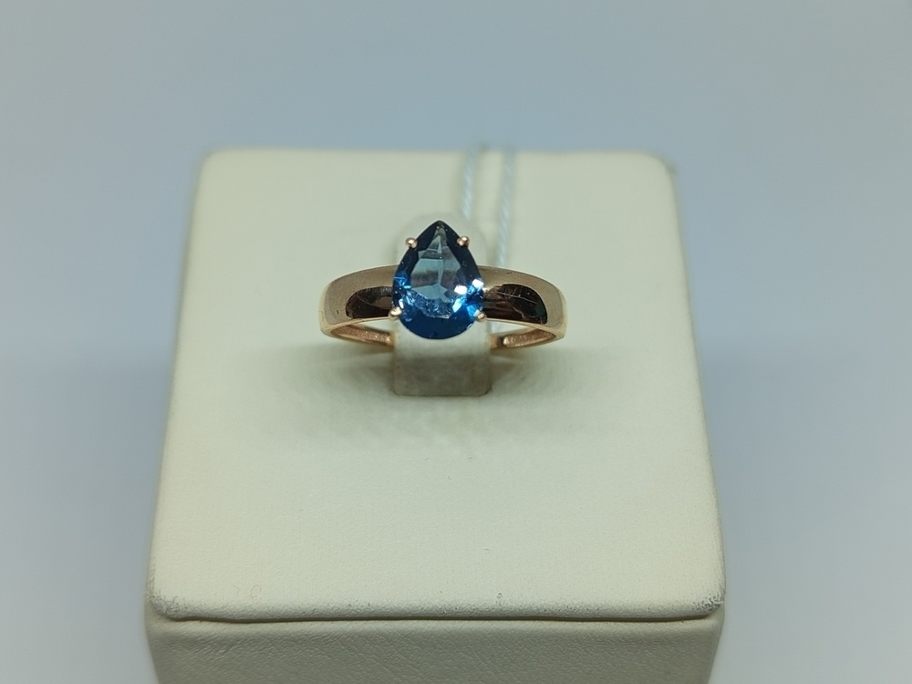 КОЛКМ585 КОЛЬЦО С КАМНЕМ (Au 585)