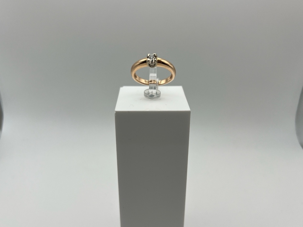 КОЛЬЦО БРИЛЛИАНТ Au 585