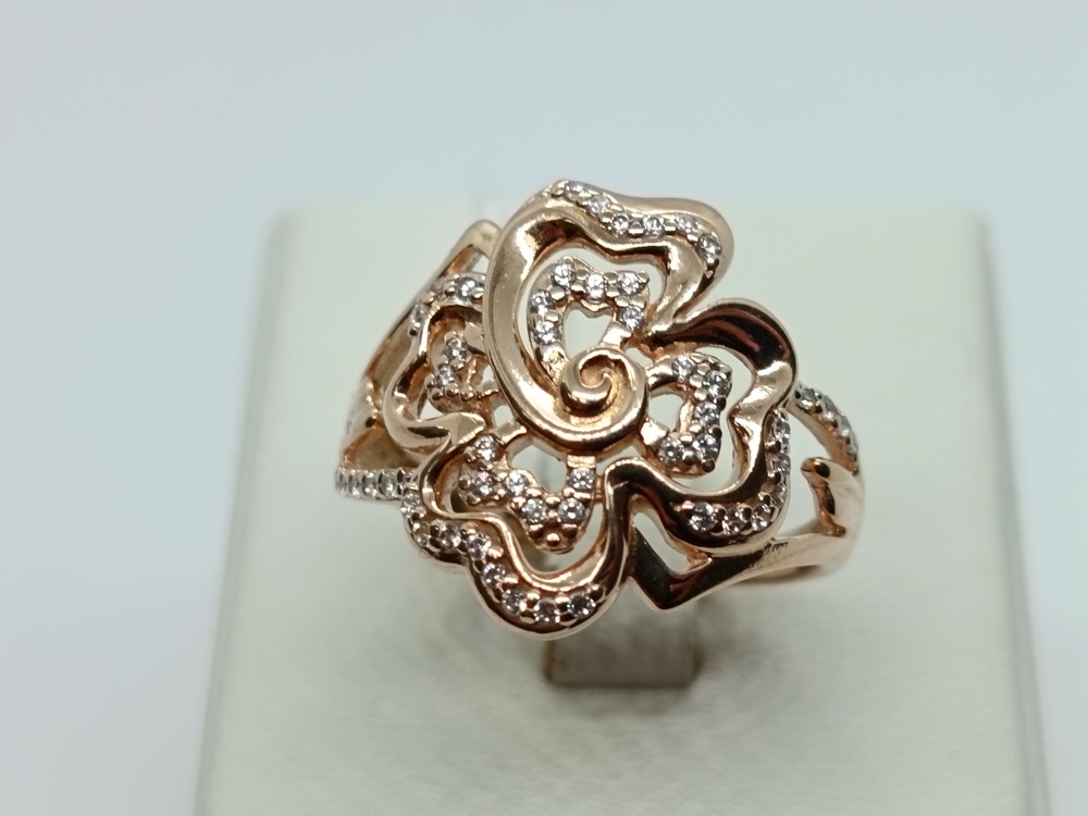 КОЛКМИ585 КОЛЬЦО С КАМНЯМИ (Au 585)