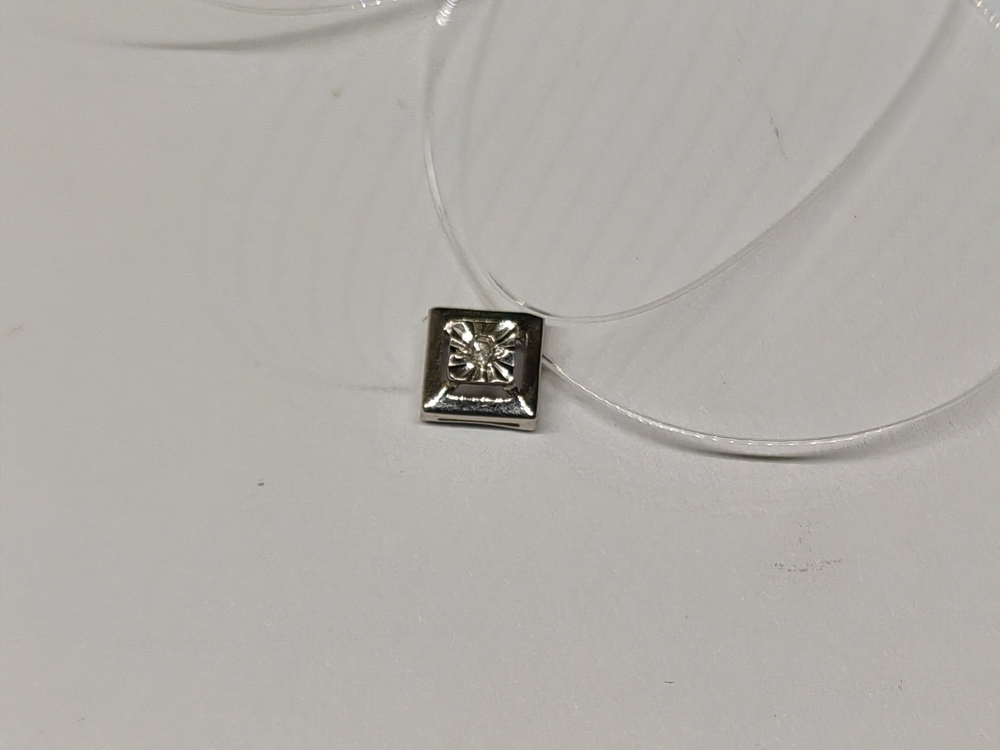 КОЛЬЕ БРИЛЛИАНТ (Ag 925)