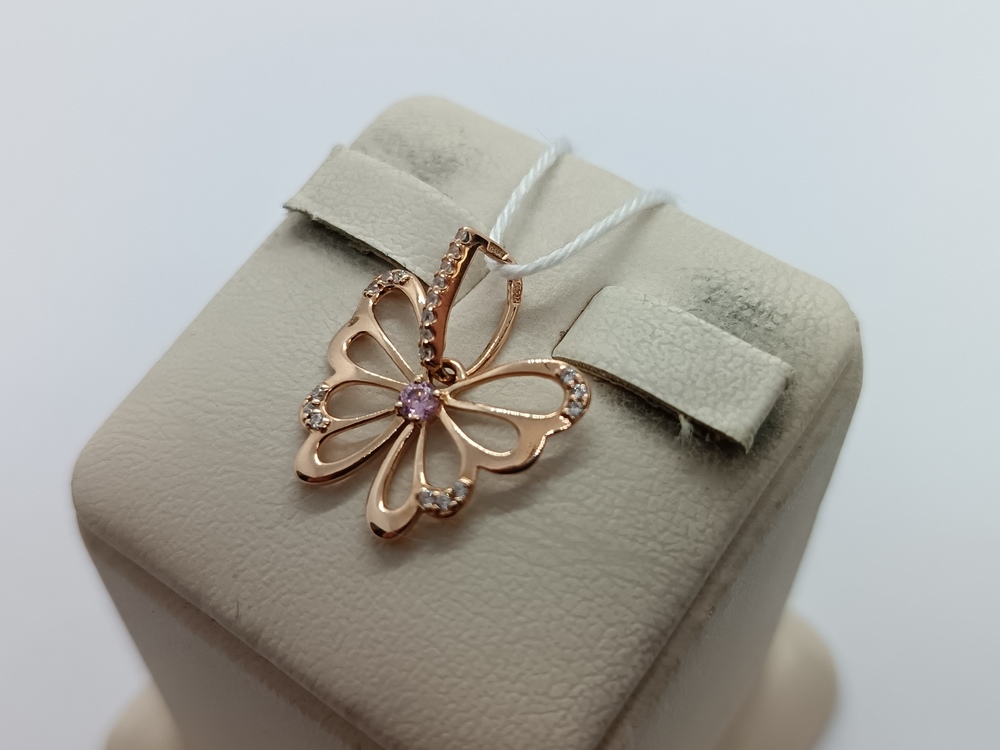 ПОДКМИ585 ПОДВЕСКА С КАМНЯМИ (Au 585)