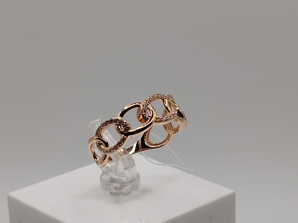 КОЛЬЦО С КАМНЯМИ (Au 585)