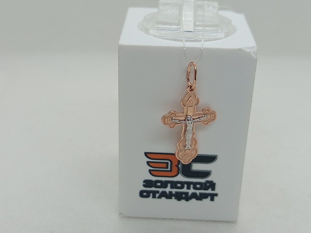 ПОДВЕСКА КРЕСТ без камня (Au 585)